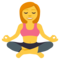 Person in Lotus Position emoji on Emojione